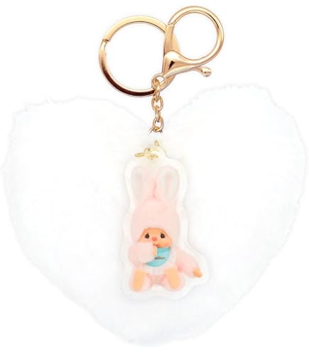 Amazon.co.jp: モンチッチ ファーチャーム ピンク 8203 076 : ファッション